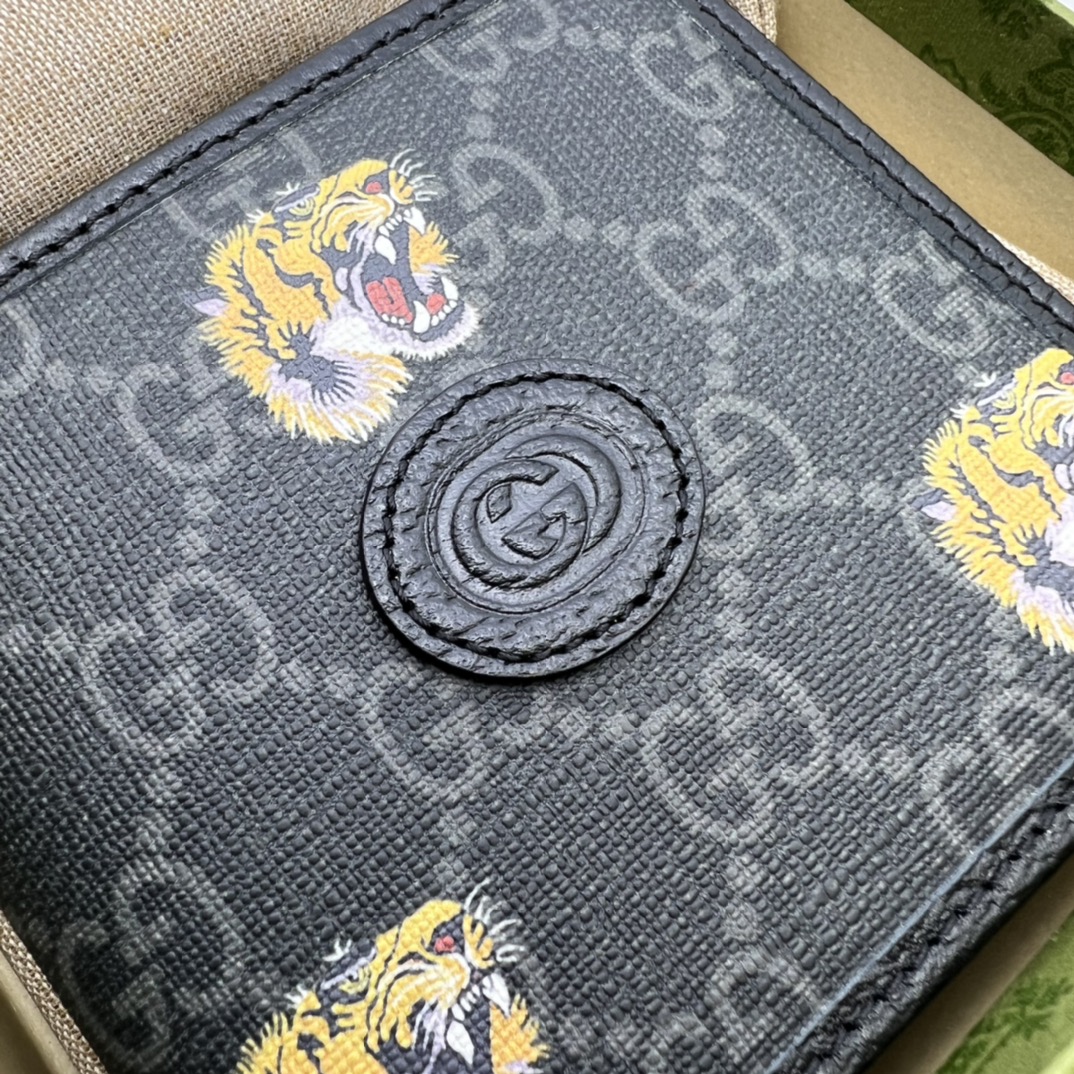 GUCCI古驰老虎印花钱包671652