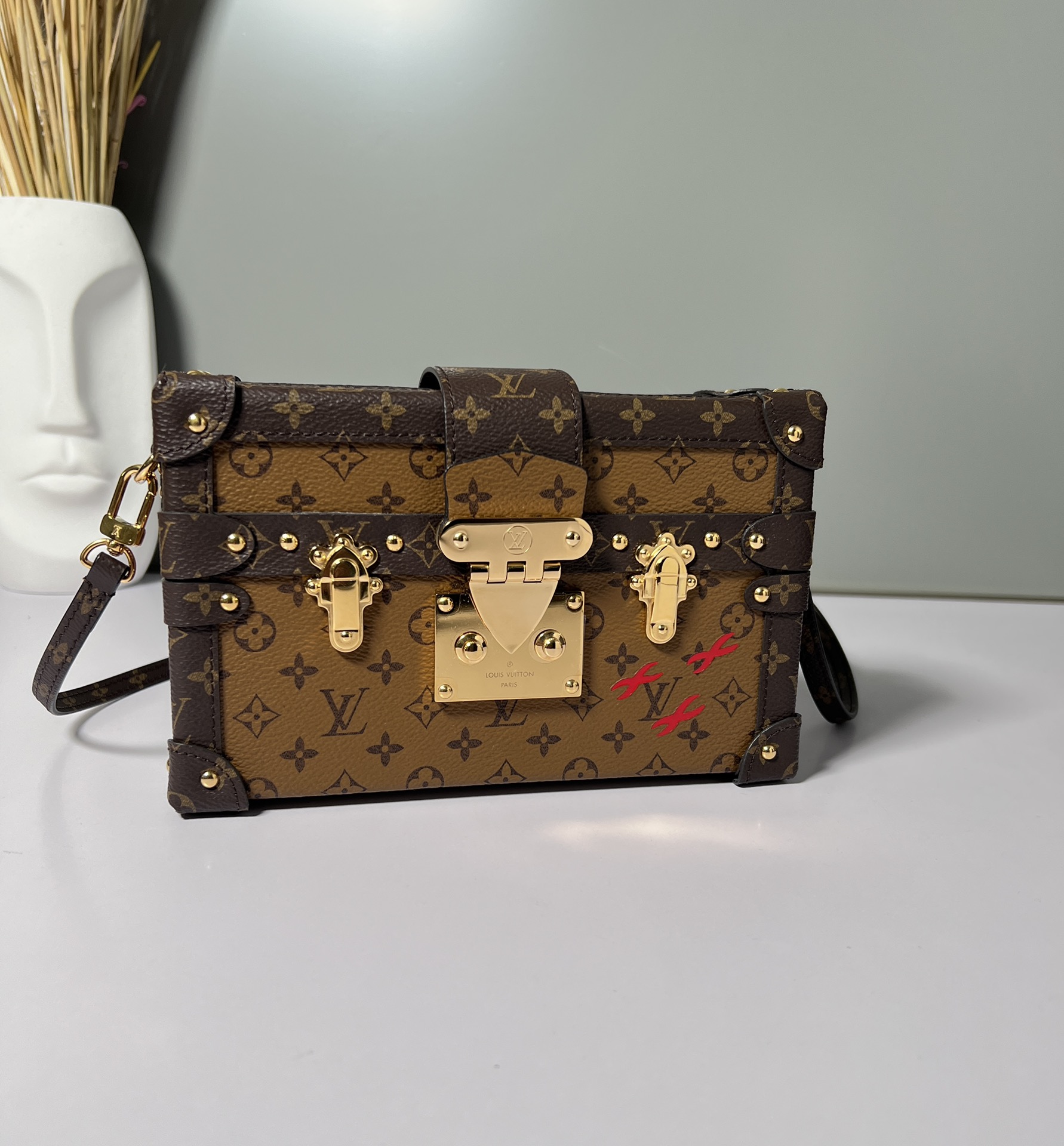 Louis Vuitton LV Petite Malle Knockoff
 Handbags Crossbody & Shoulder Bags Monogram Canvas