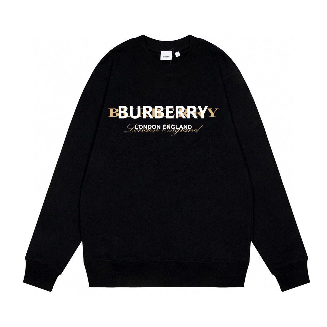 190 Burberry巴宝莉秋冬新款字母印花卫衣圆领款