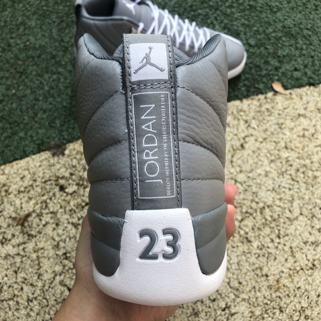 510  Air Jordan 12 Retro Stealth AJ12 灰白 高帮 复古篮球鞋 CT8013-015