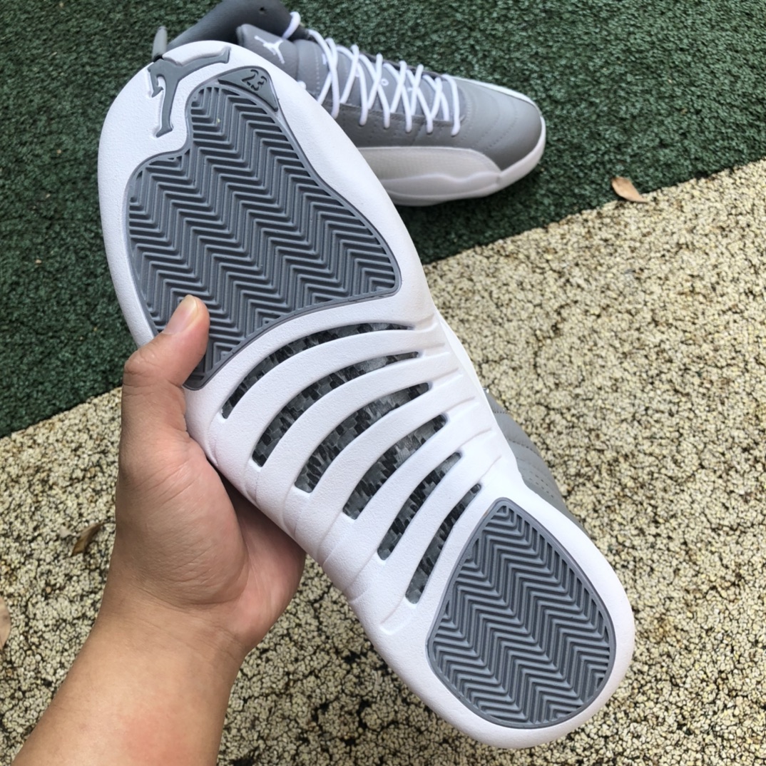 510  Air Jordan 12 Retro Stealth AJ12 灰白 高帮 复古篮球鞋 CT8013-015