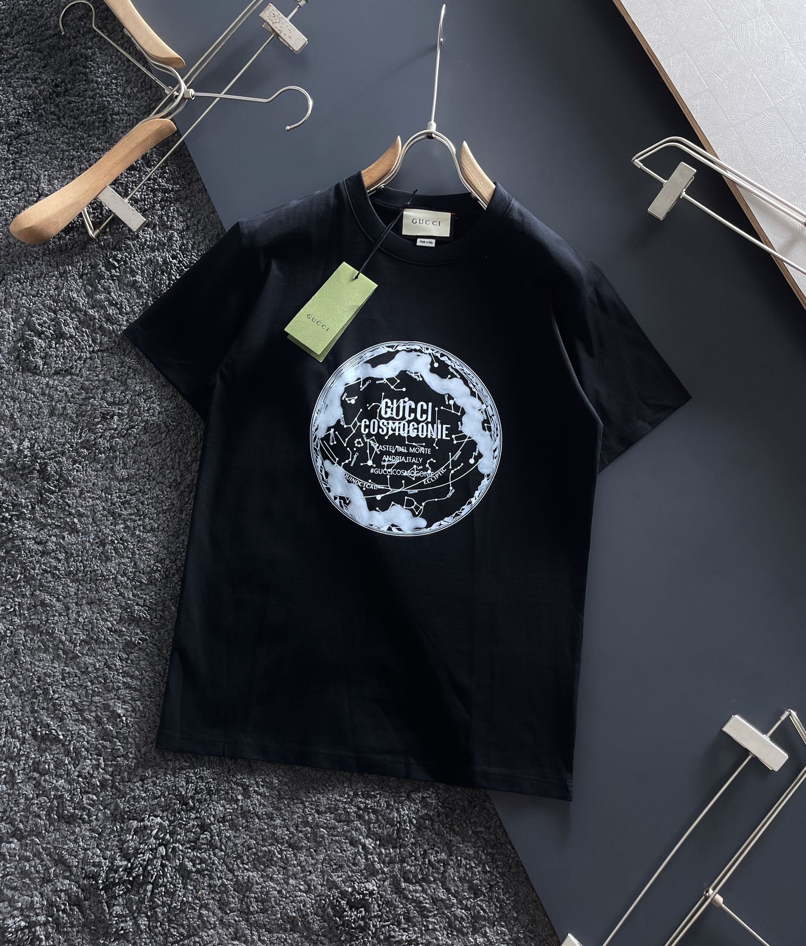 Camiseta de manga corta de cuello redondo de la última colección de GUC, sincronizada con la web oficial, tejido de alg…