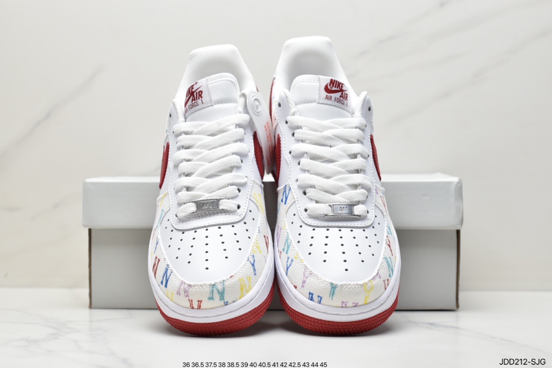 120 耐克Nike Air Force1 空军一号 白蓝低帮休闲板鞋 DJ3911-101