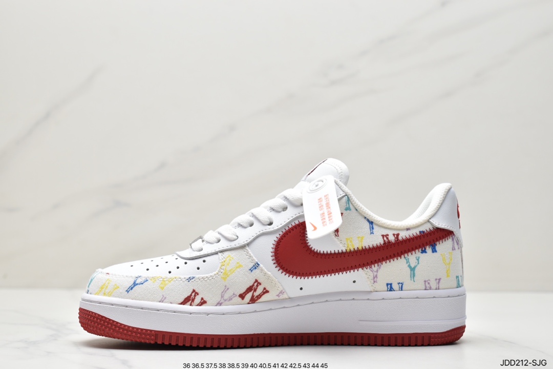 120 耐克Nike Air Force1 空军一号 白蓝低帮休闲板鞋 DJ3911-101