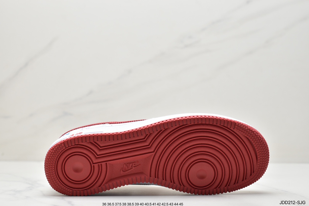 120 耐克Nike Air Force1 空军一号 白蓝低帮休闲板鞋 DJ3911-101