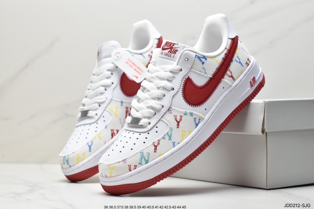 120 耐克Nike Air Force1 空军一号 白蓝低帮休闲板鞋 DJ3911-101
