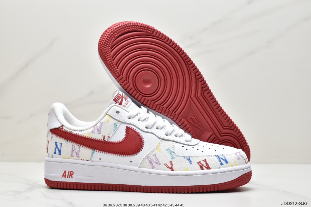 120 耐克Nike Air Force1 空军一号 白蓝低帮休闲板鞋 DJ3911-101