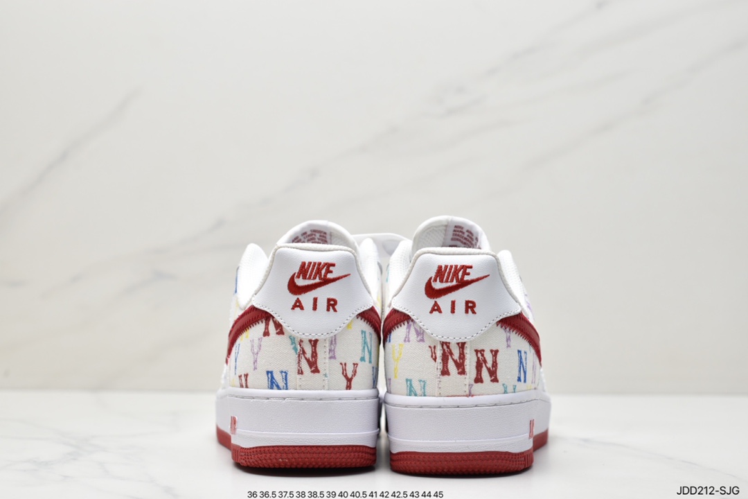 120 耐克Nike Air Force1 空军一号 白蓝低帮休闲板鞋 DJ3911-101