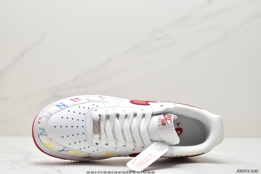 120 耐克Nike Air Force1 空军一号 白蓝低帮休闲板鞋 DJ3911-101