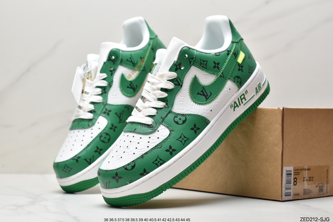 260 超奢联名 路易威登 LV×Nike Air Force 1 Low 07 空军一号 LV3369-100