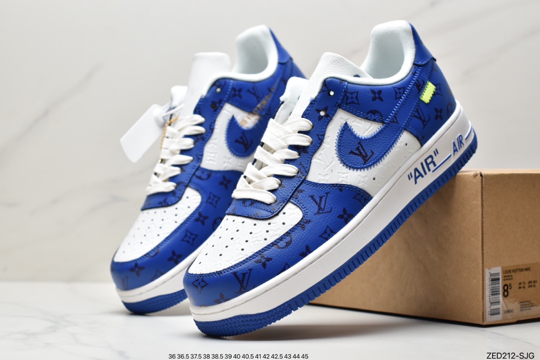 260 超奢联名 路易威登 LV×Nike Air Force 1 Low 07 空军一号 LV3369-100