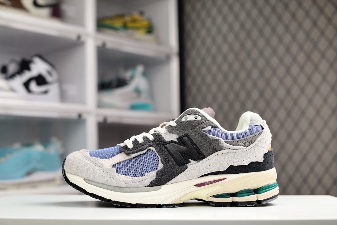 G5 New Balance 新百伦 ” Refined Pack ” 蓝灰色复古休闲跑步鞋 M 2002RDC 原厂数据开发 原厂网纱 正确卡色皮料冲裁组合 匠心打造 耗时两个月开发完成 工艺极其复杂难度可想而知 新开独立私模大底 全网唯一正确做旧组合大底 高端零售专供产物RC