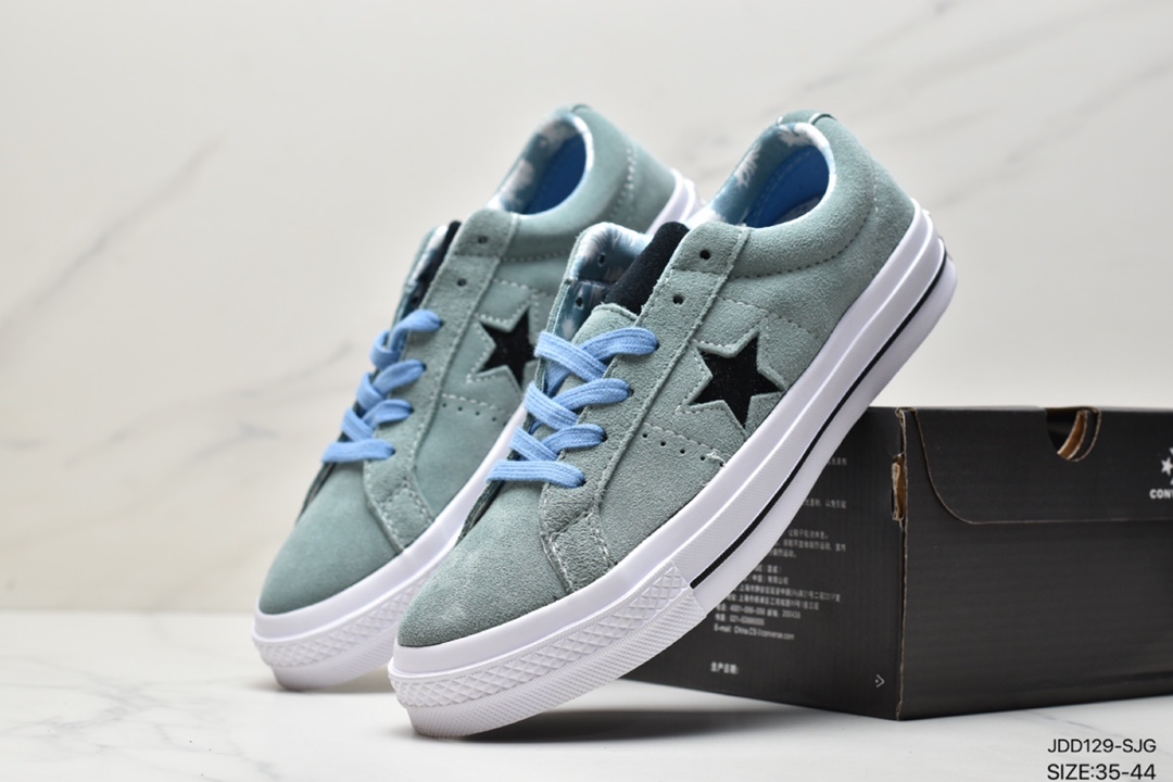 120 匡威Converse One Star Suede OX一星系列经典低帮复古皮革休闲百搭硫化板鞋