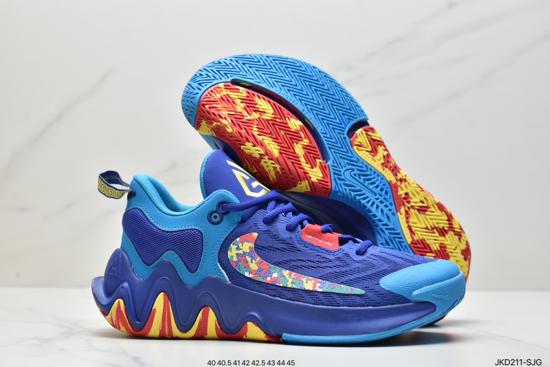 170 全新批次Nike zoom freak 4代 字母哥同款实战篮球鞋 DJ6149-100