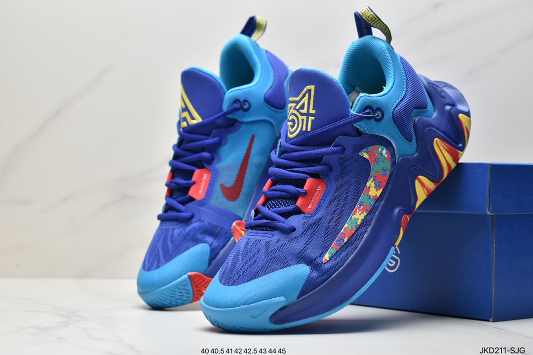170 全新批次Nike zoom freak 4代 字母哥同款实战篮球鞋 DJ6149-100