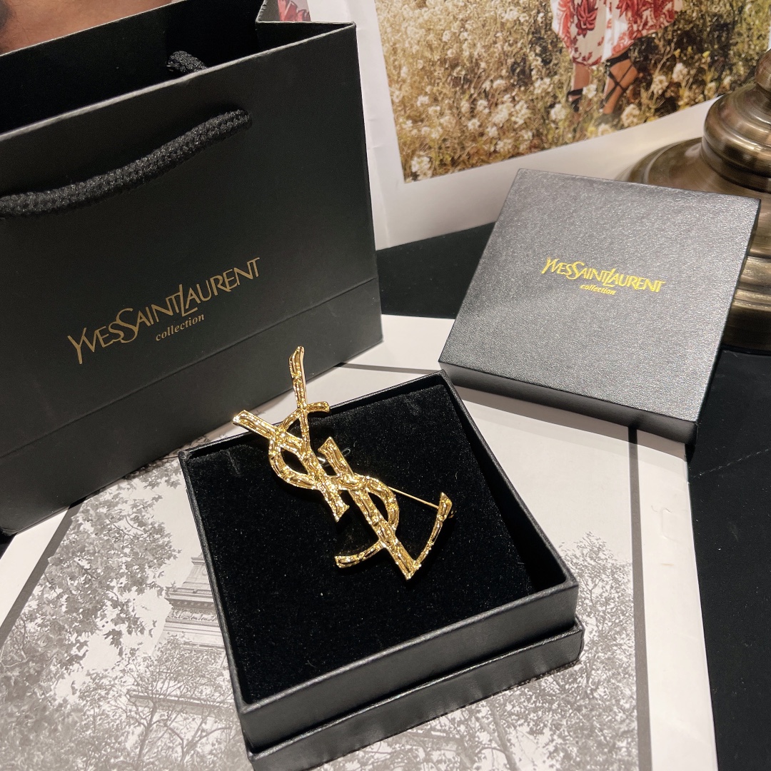 Saint Laurent Haute Joaillerie Fine Jewelry Earrings Necklace Ring Ref 3