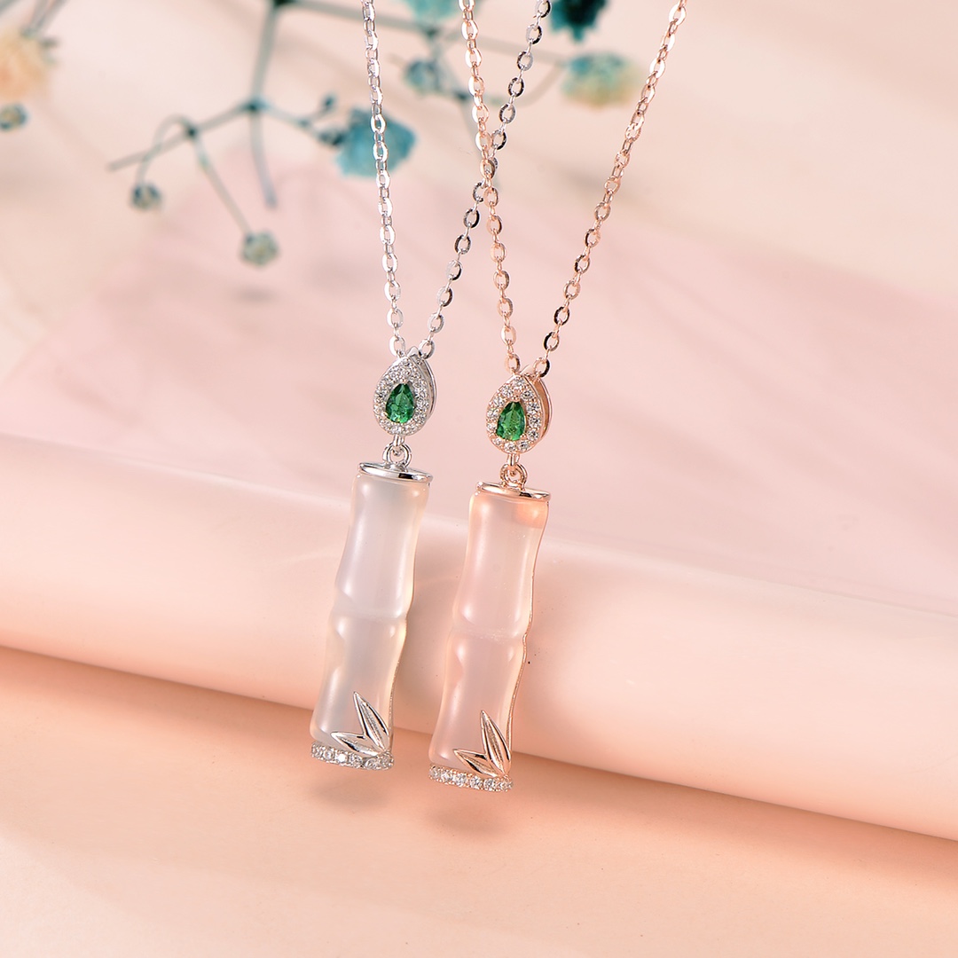 S925 Sterling Silver Necklace Delicate Wedding Favor Silver