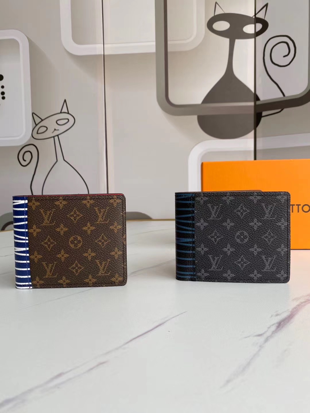 A classic leather bifold wallet