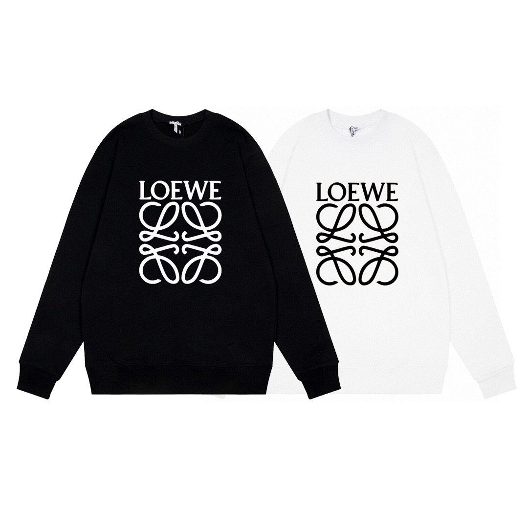 210 Loewe/罗意威秋冬新款经典字母圆领卫衣