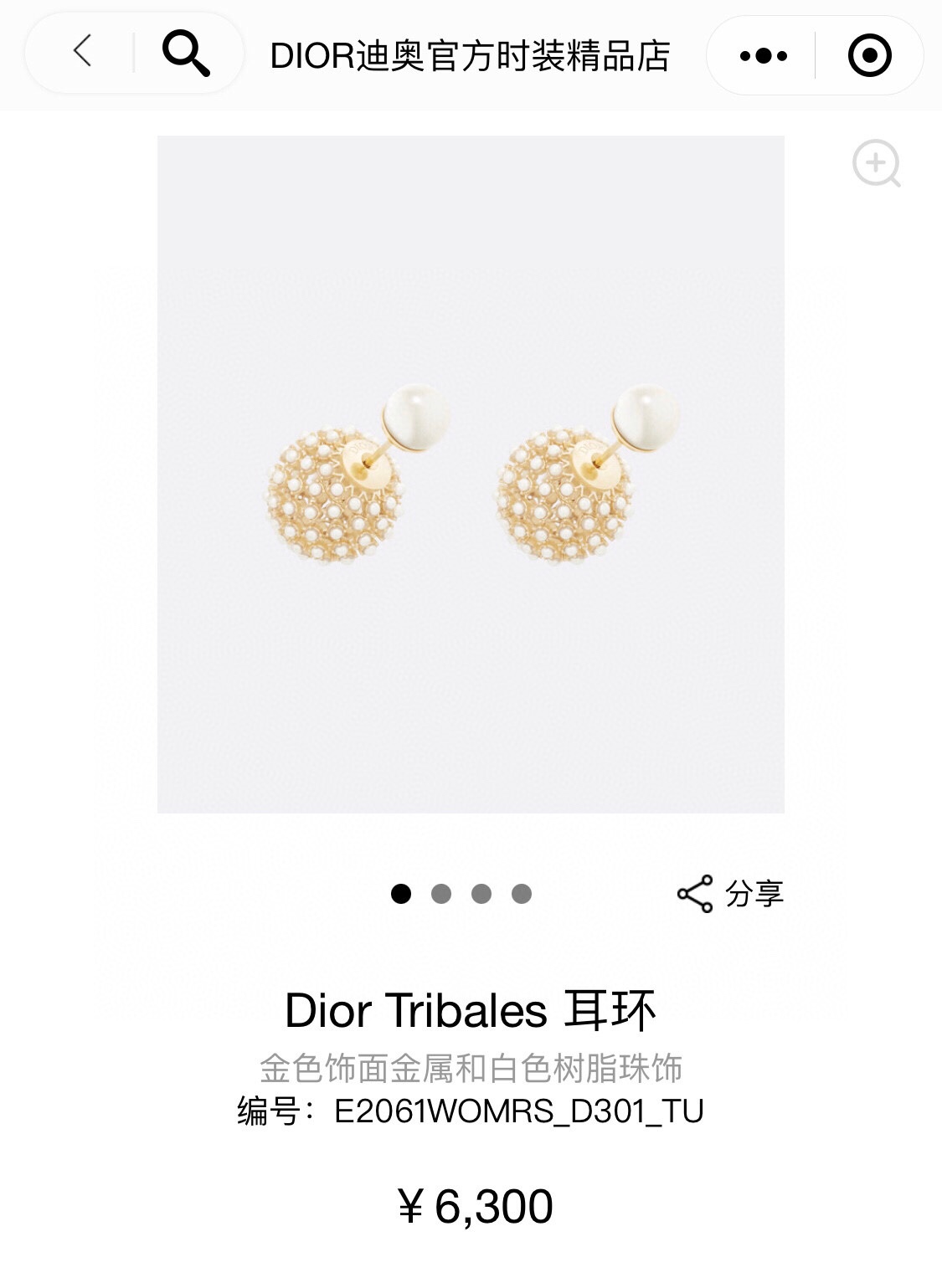 Dior - Earrings