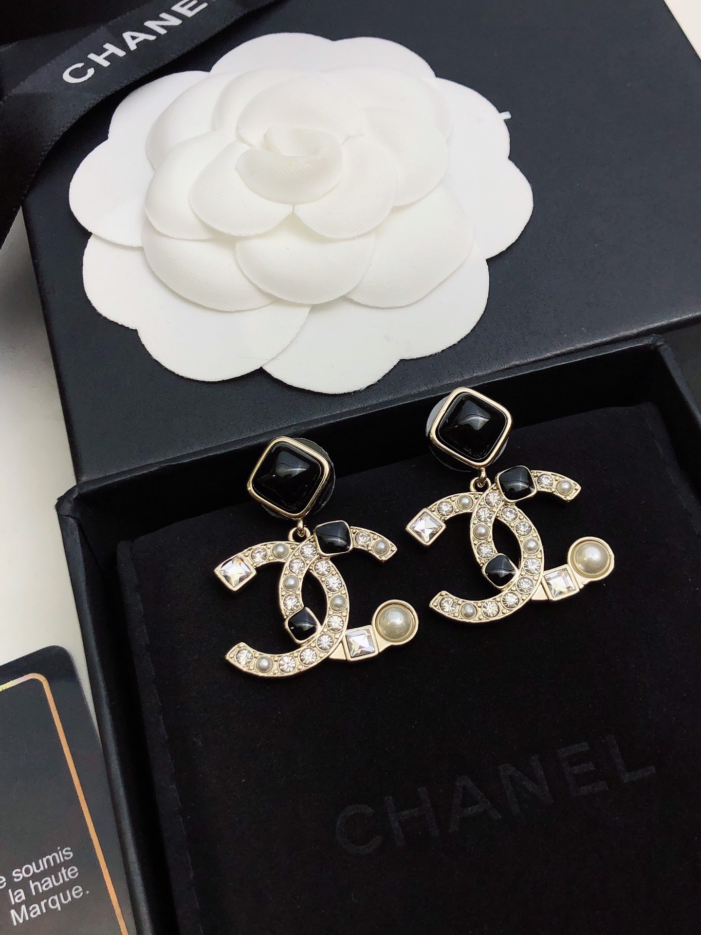 Chanel AAAAA
 Jewelry Earring Gold 925 Silver Spring Collection