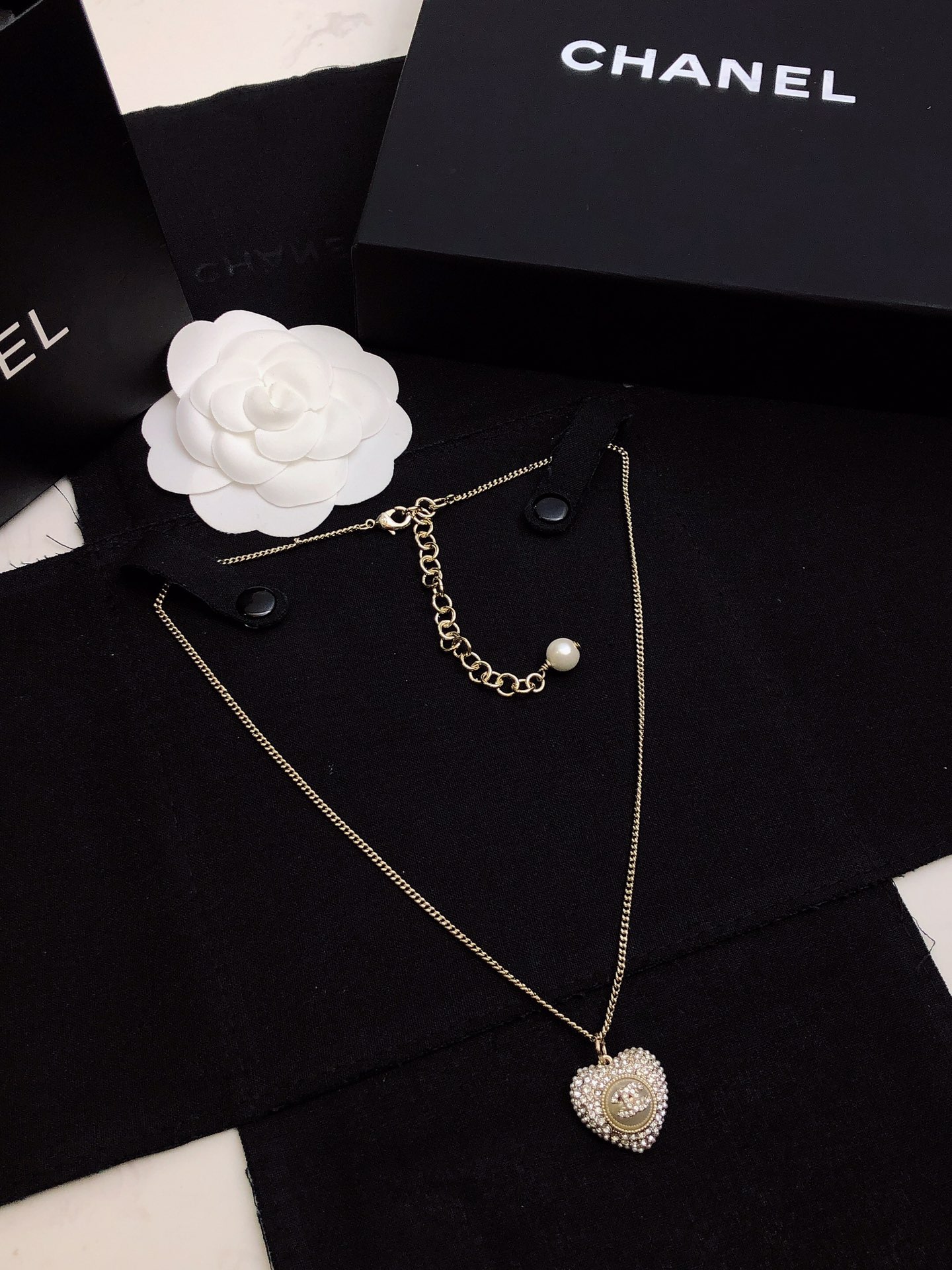 香奈儿 Chanel 高定典藏高定典雅奢华珠宝首饰项链手链戒指 #D639A853 9