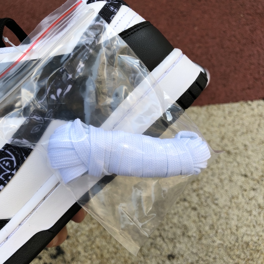 360  高质量Nike Dunk Low 黑白熊猫 腰果花低帮休闲板鞋DH4401-100
