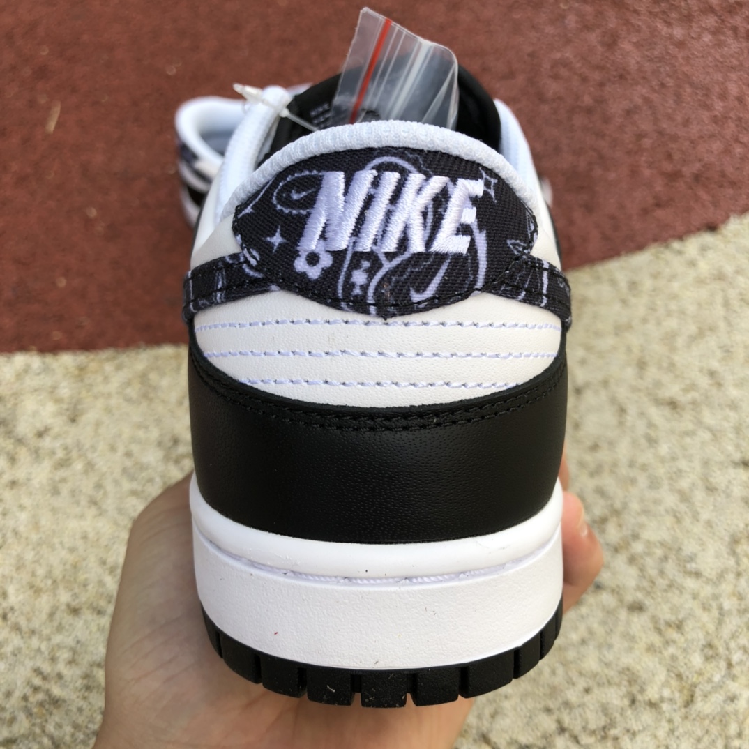 360  高质量Nike Dunk Low 黑白熊猫 腰果花低帮休闲板鞋DH4401-100