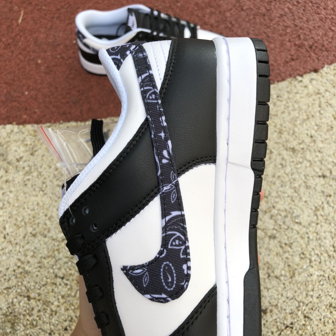 360  高质量Nike Dunk Low 黑白熊猫 腰果花低帮休闲板鞋DH4401-100