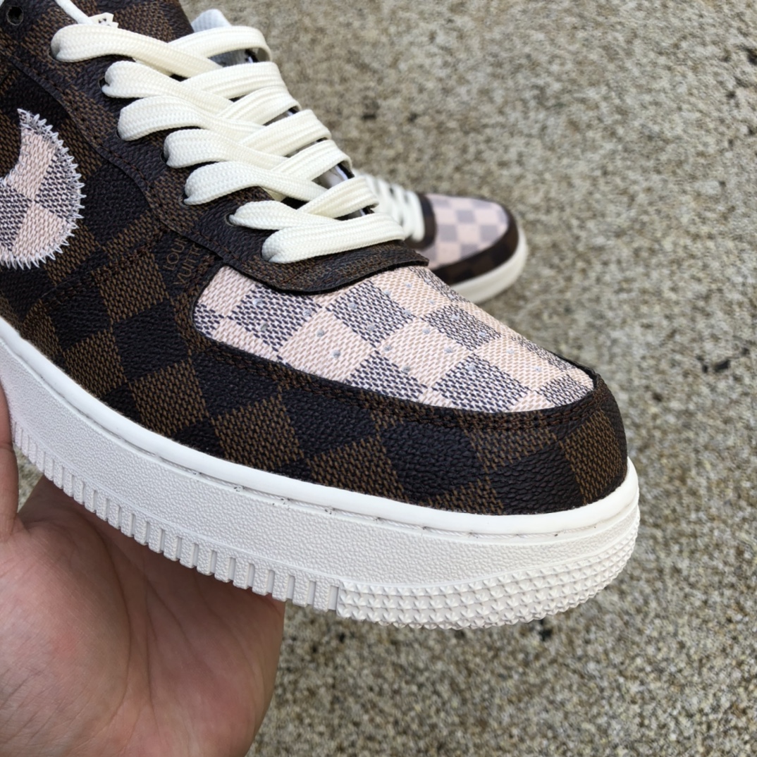 320 Louis Vuitton LV x Nike Air Force 1 x off-white 联名AF1 空军一号联名LV 1A9VD8