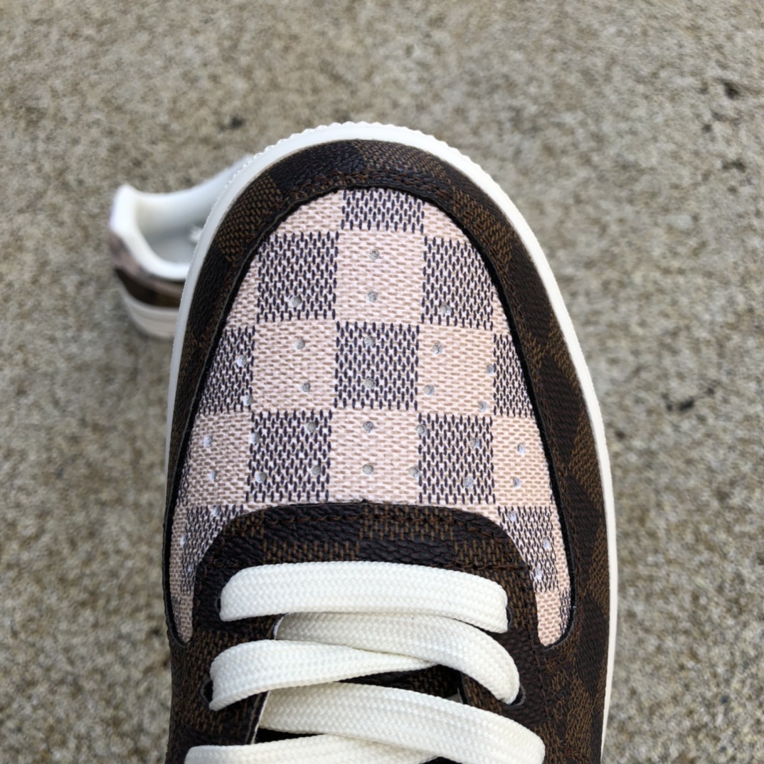320 Louis Vuitton LV x Nike Air Force 1 x off-white 联名AF1 空军一号联名LV 1A9VD8