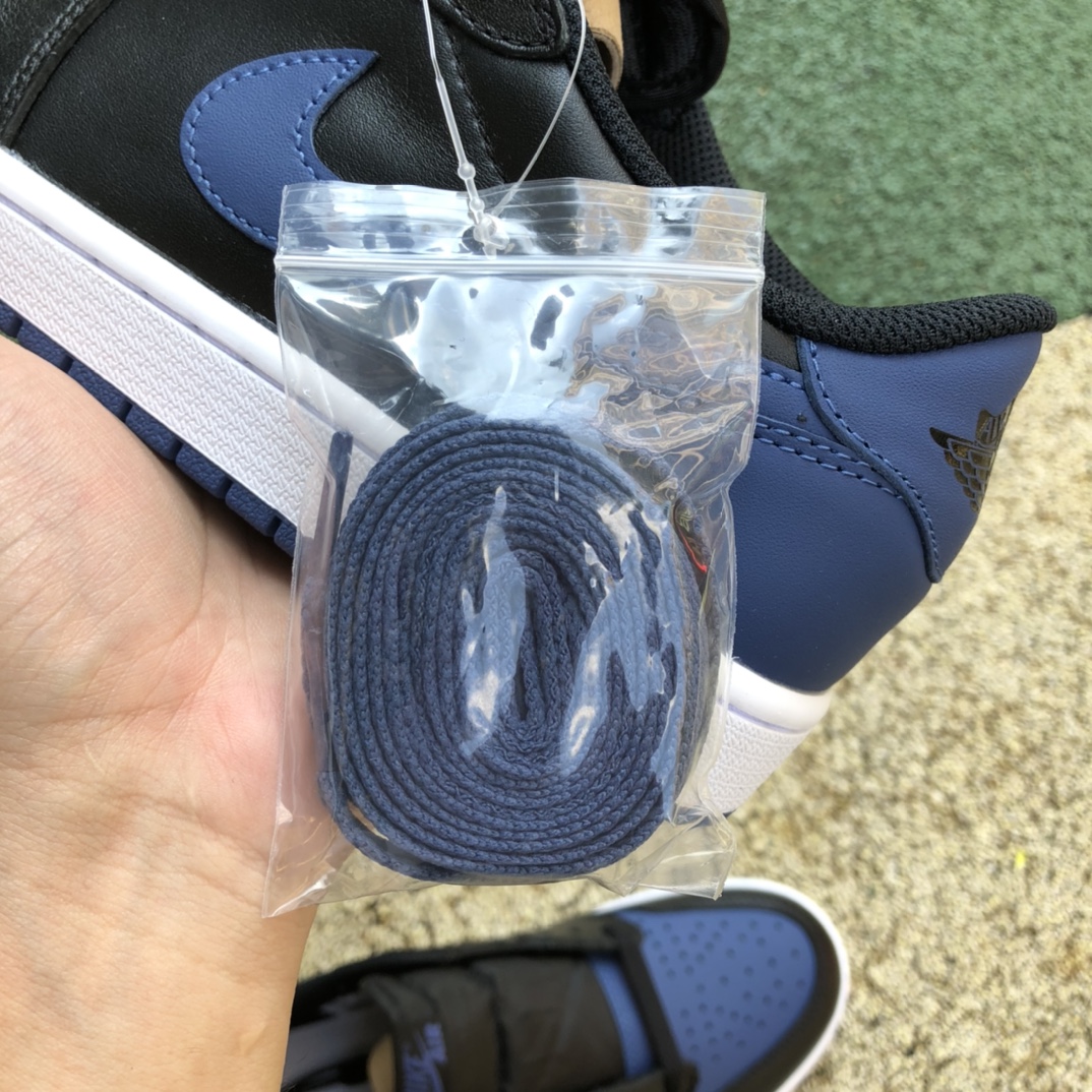 400  纯原版Air Jordan 1 Low AJ1黑蓝 低帮复古篮球鞋 CZ0790-041