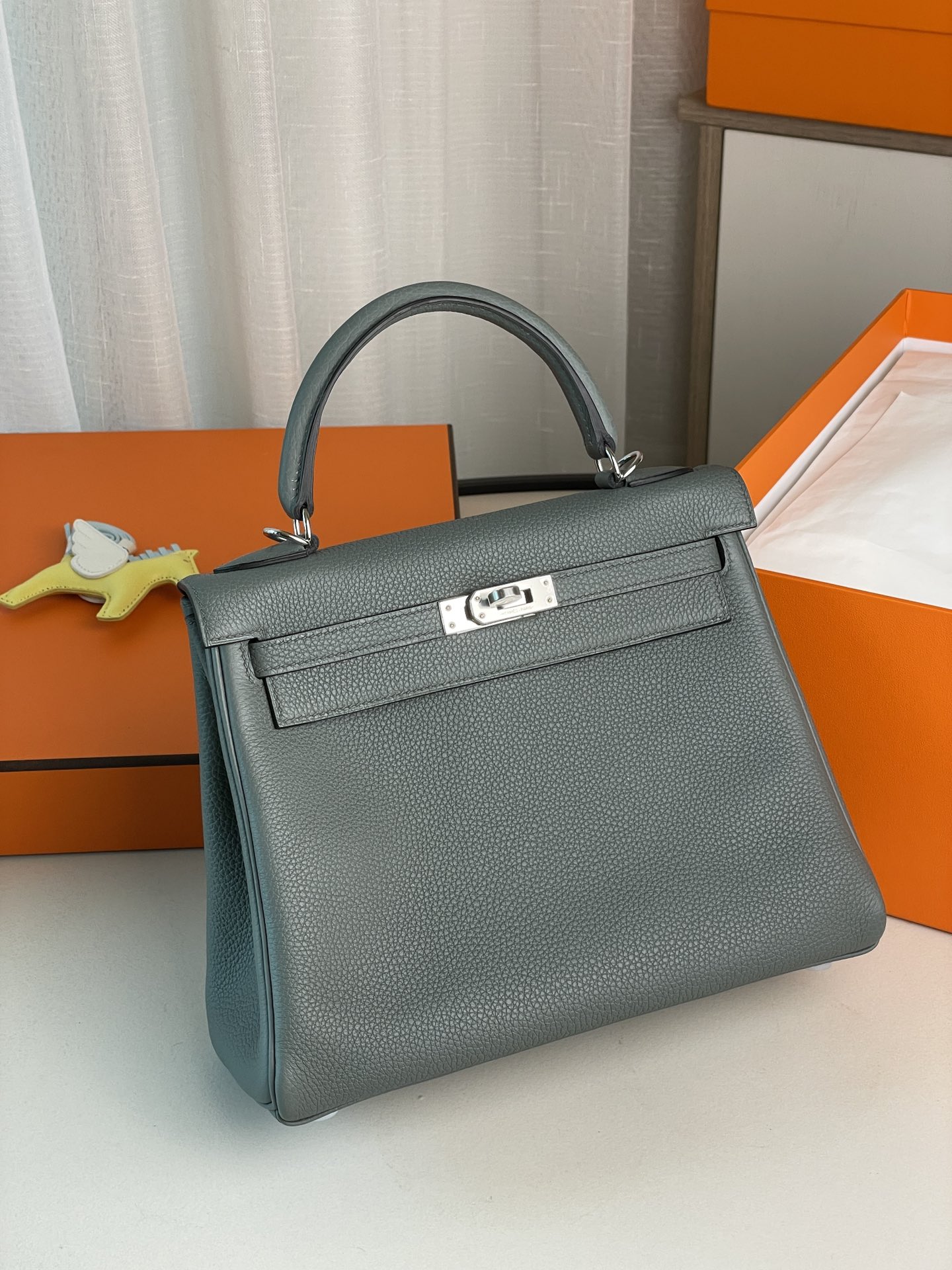 Hermes Kelly Handbags Crossbody & Shoulder Bags 2023 Perfect Replica Designer
 Almond Green Apricot Color