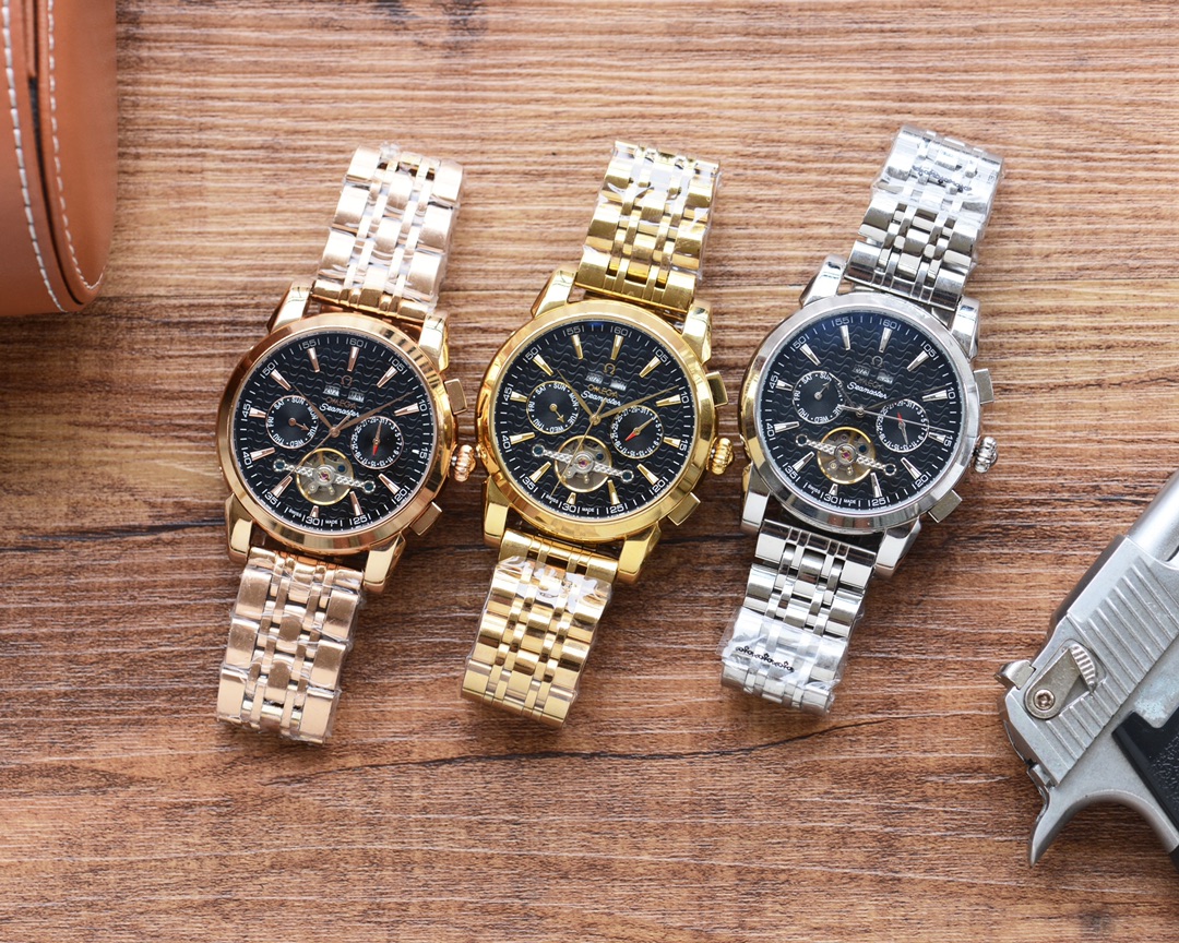 男人挚爱 多功能腕表 最新： 欧米茄 Omega 最佳设计独家首发 类型：精品男士腕表 表带：316精钢表带 机芯：高端全自动机械机芯 镜面：矿物质强化玻璃更高清 品味高雅 浩瀚大气 匠心独运 腕间瑰宝 尺寸：直径41mm厚12mm