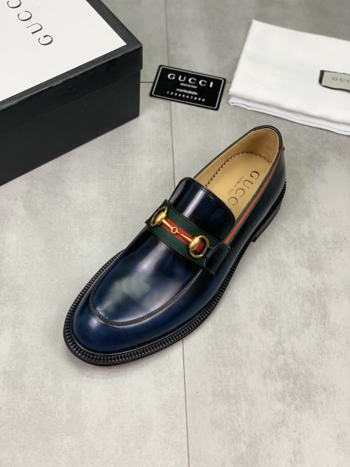 Gucci Leather Loafers with Horsebit Detail - Italian Craftsmanship
