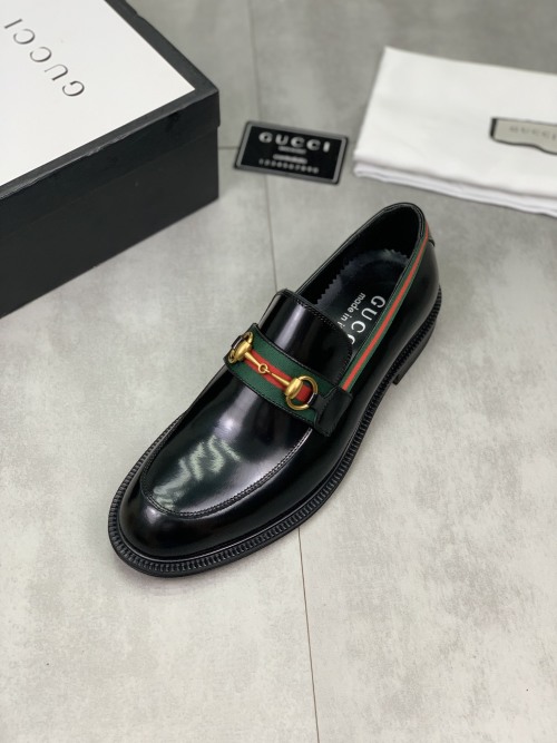 Gucci Business Leather Loafers - Italian Leather, Handcrafted, Durable Sole 1 Gucci Business Leather Loafers - Italian Leather, Handcrafted, Durable Sole