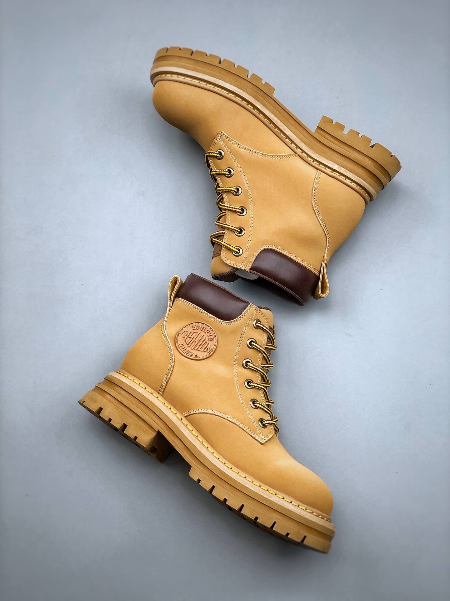 Chromehearts Dongguan-produced trendy brand Chromehearts co-branded 2022ss new Martin yellow boots short boots