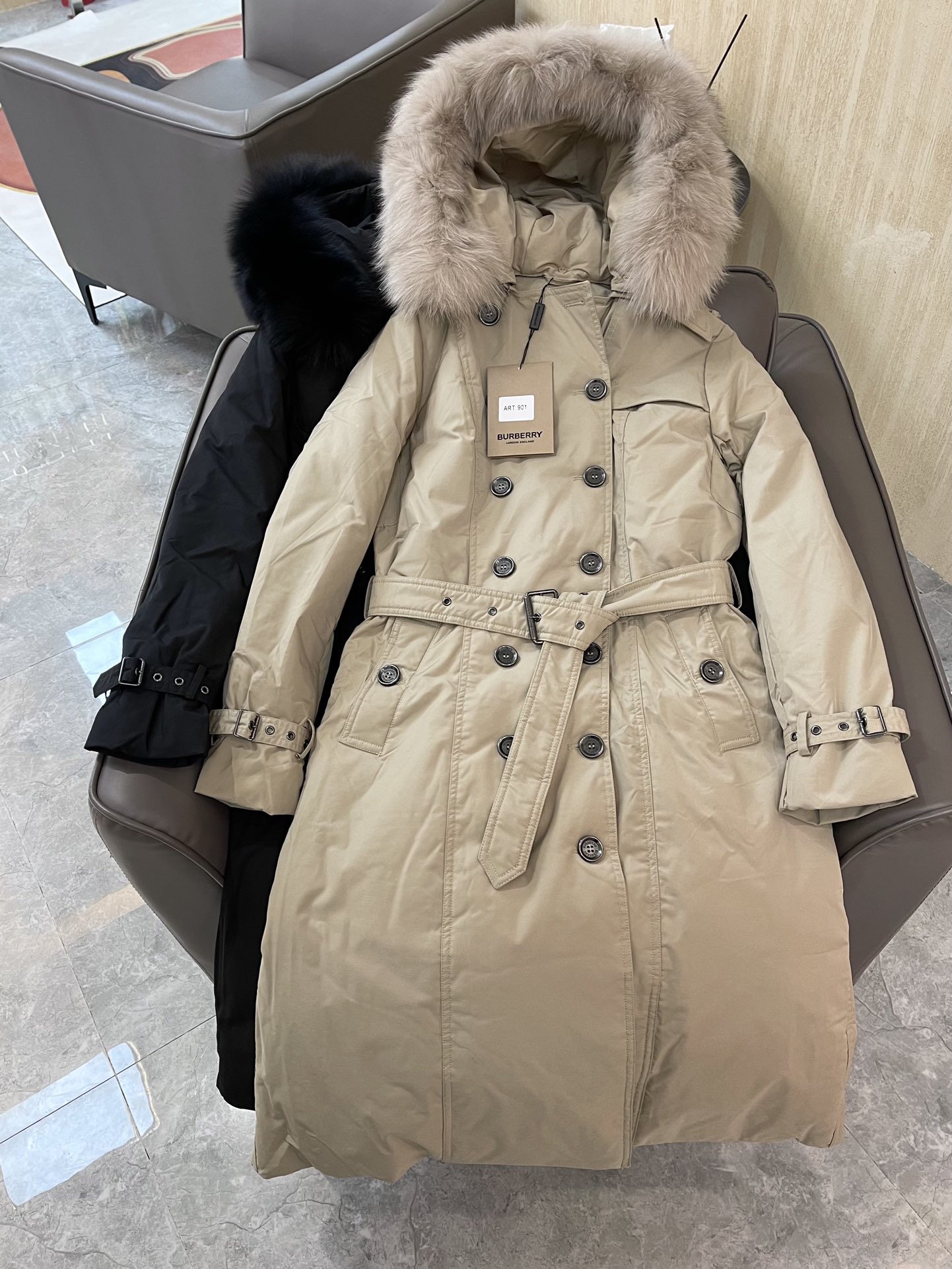 Burberry Good
 Clothing Down Jacket Customize Best Quality Replica
 Beige Black White Duck Down