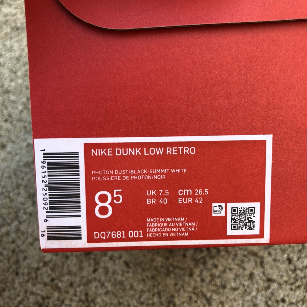 360  Nike Dunk Low “Iron Grey”DQ7681-001