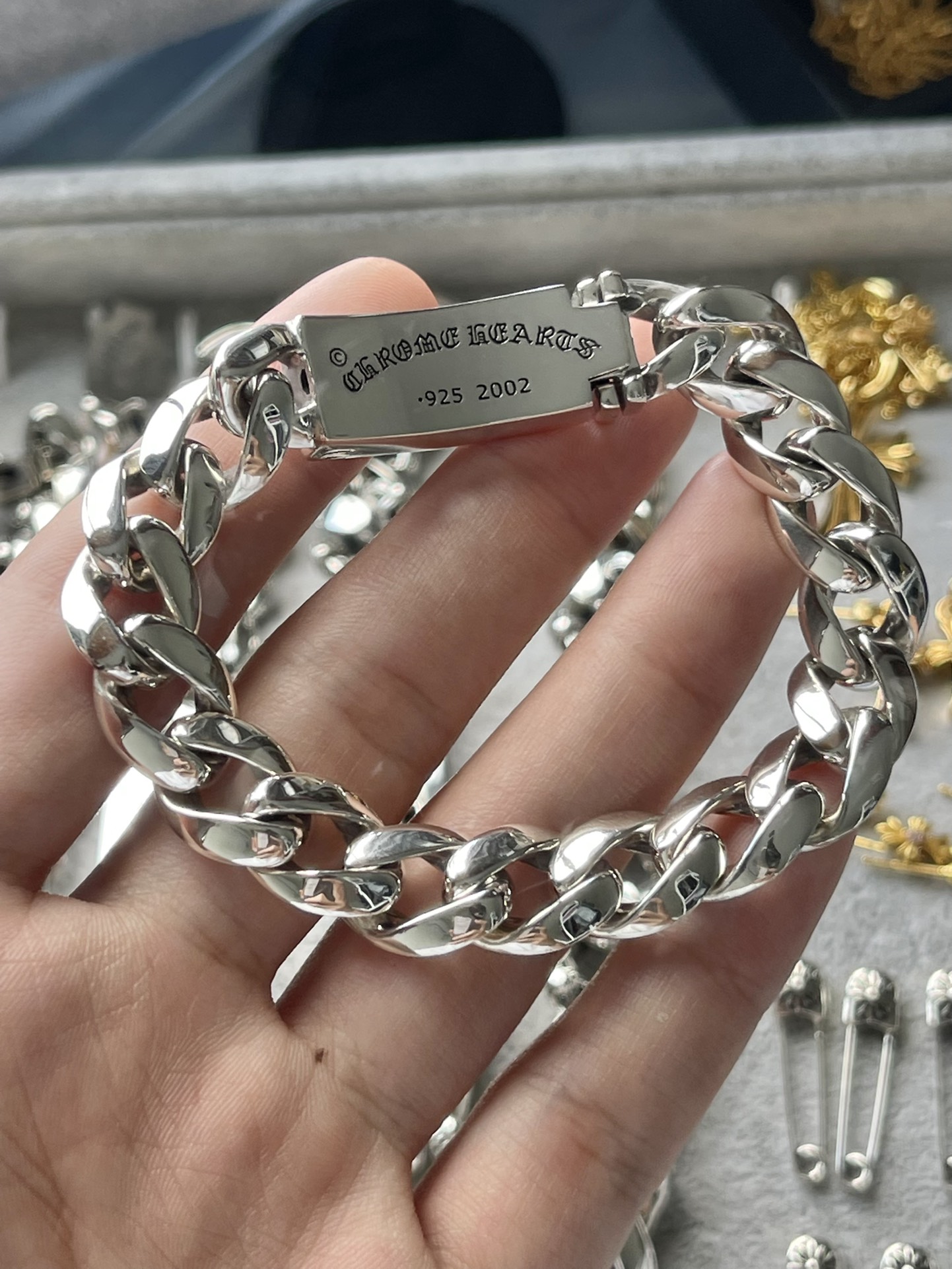 Chrome Hearts 克罗心 中号十字花手链