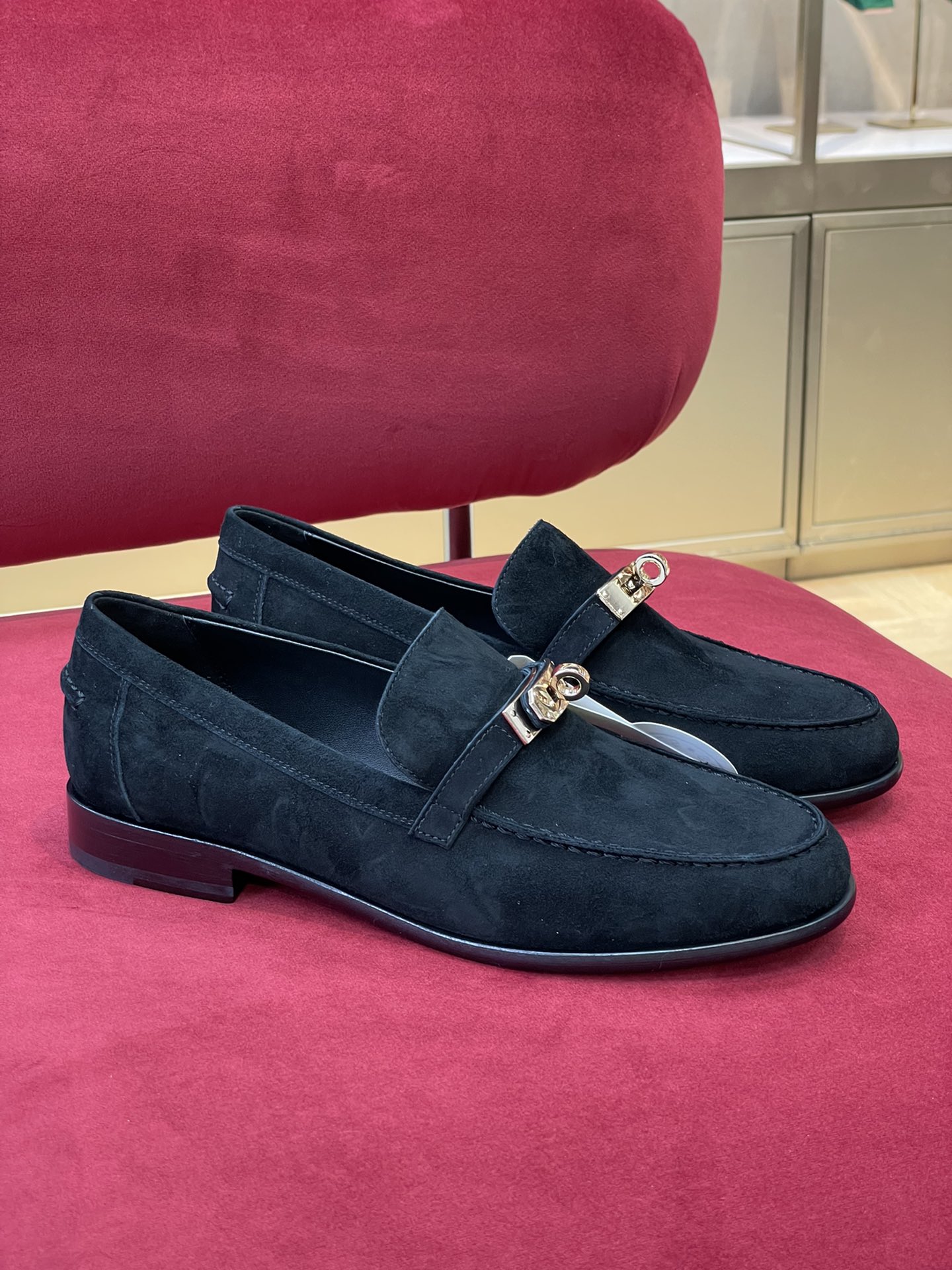 Hermes Kelly Shoes Loafers Calfskin Cowhide Sheepskin Fall/Winter Collection