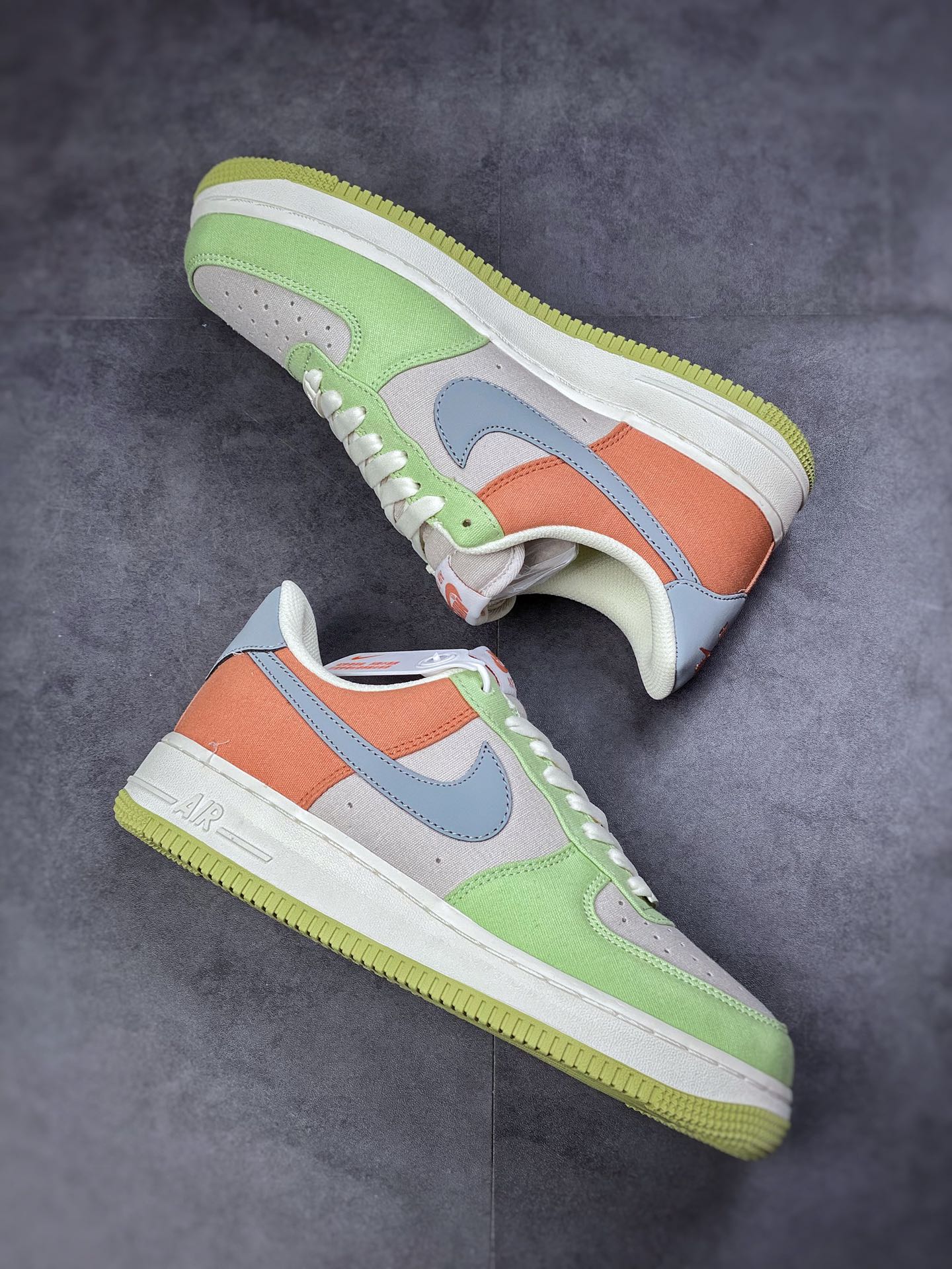 220 Nike Air Force 1 Low 07 绿灰橙 DG2296-015