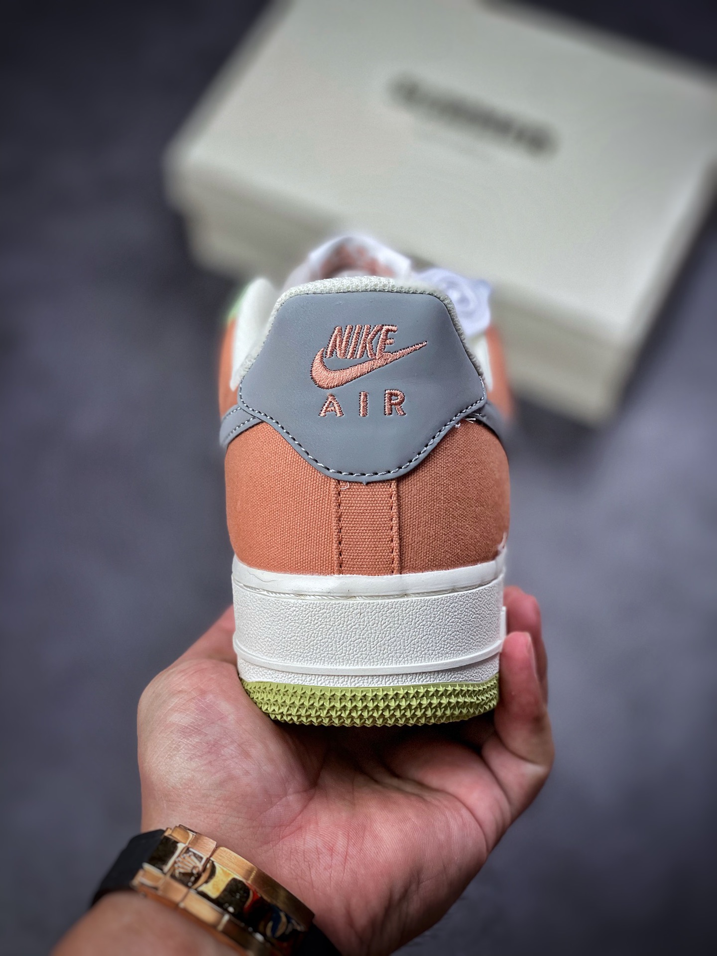 220 Nike Air Force 1 Low 07 绿灰橙 DG2296-015