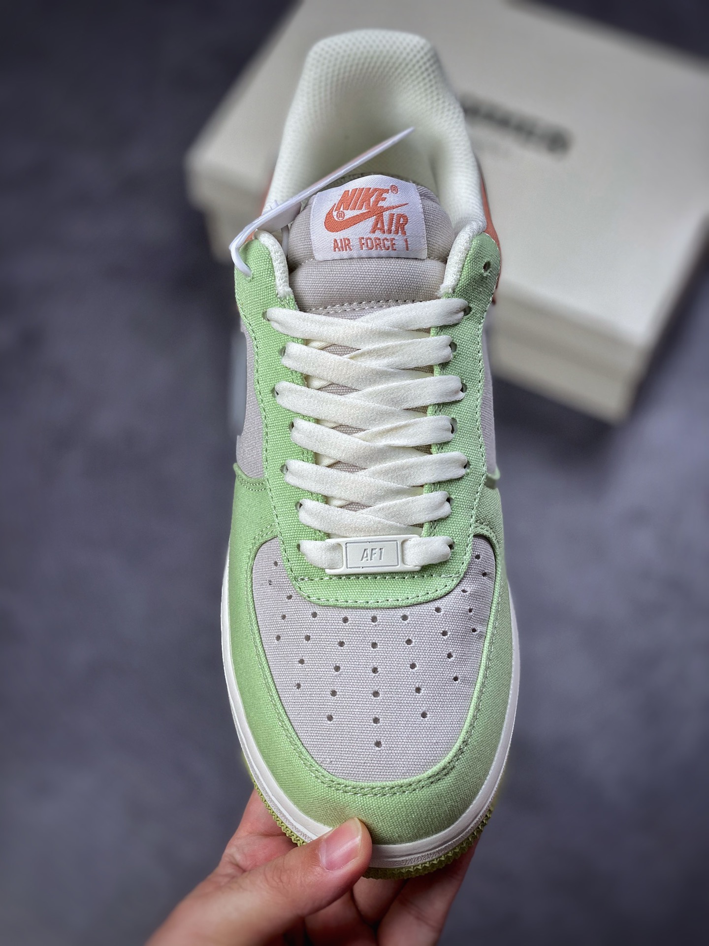 220 Nike Air Force 1 Low 07 绿灰橙 DG2296-015