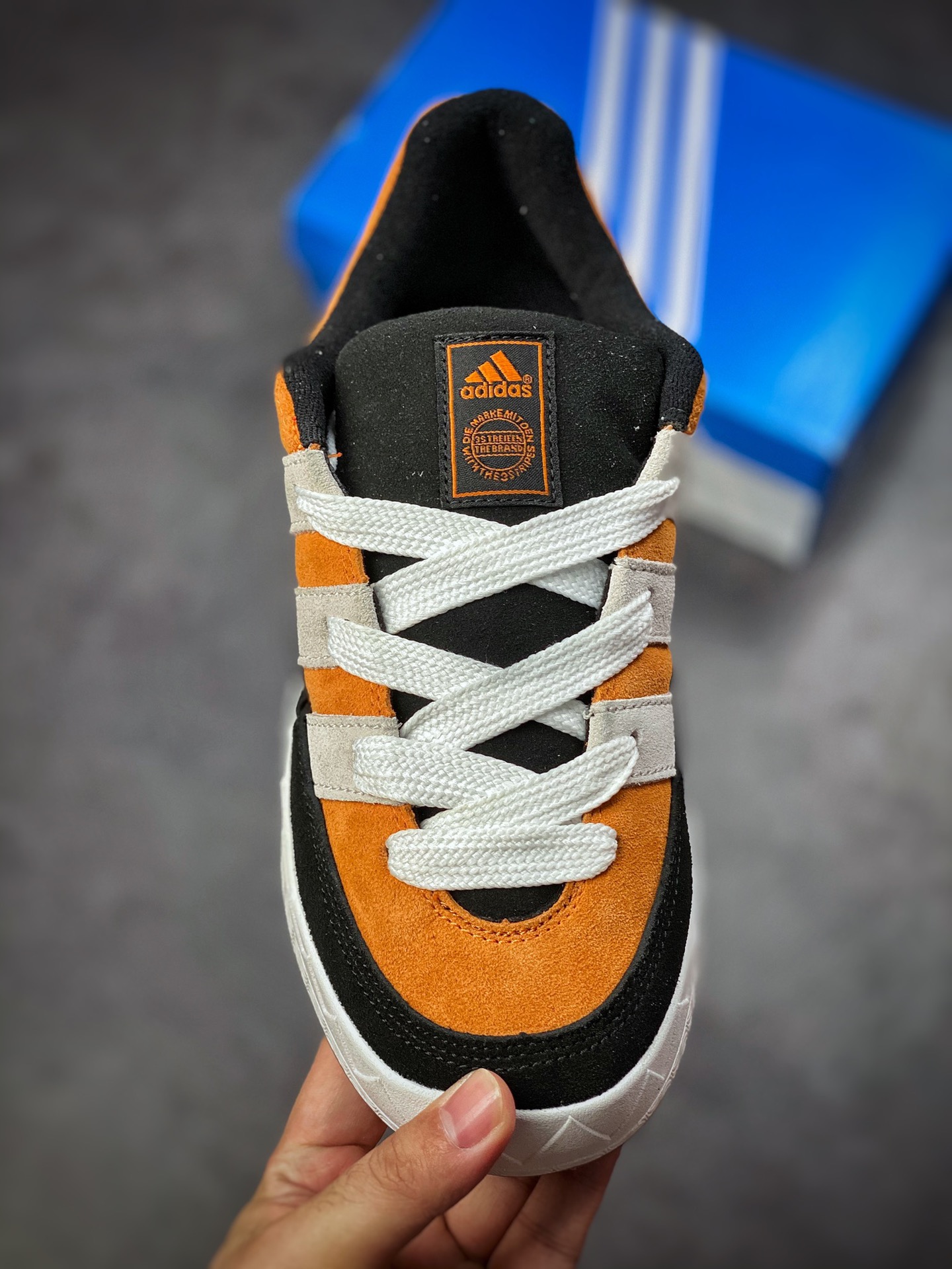 Adidas Adimatic series black gray orange retro classic shark bread shoes GZ6207