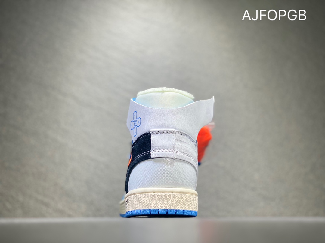 400 Off-White x Air Jordan 1 OW联名AJ1PSS 白蓝色AQ0818-168