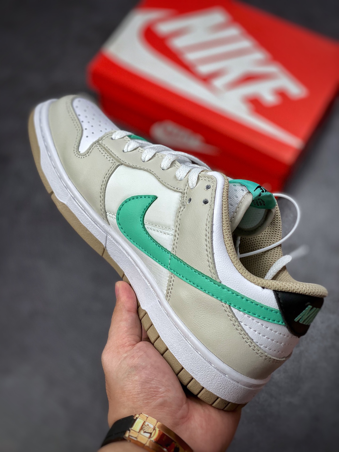 200 Nike SB Dunk Low 白棕绿 DX6063-131