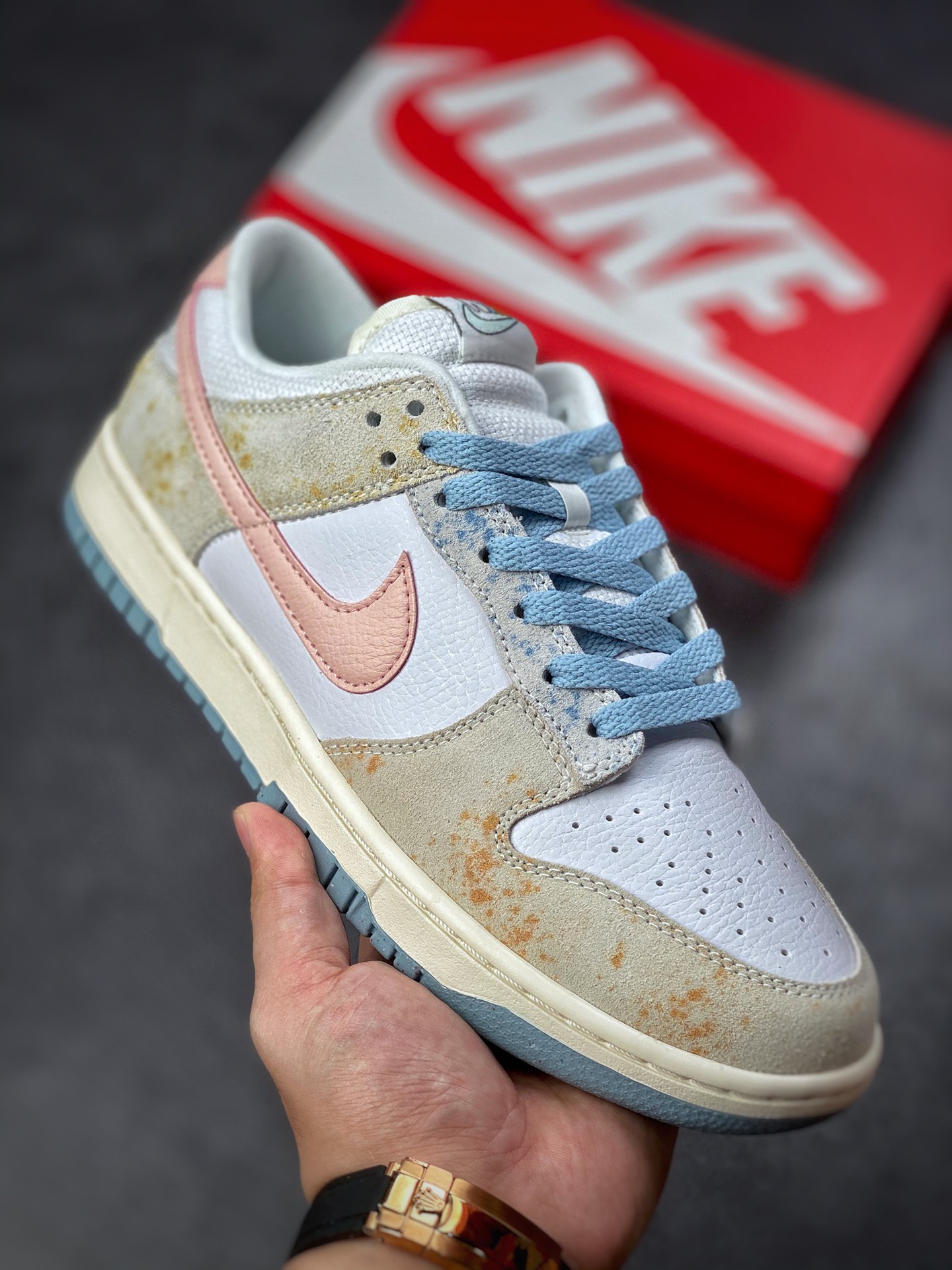 280 Nike SB Dunk Low 复活节白蓝粉DV6486-100