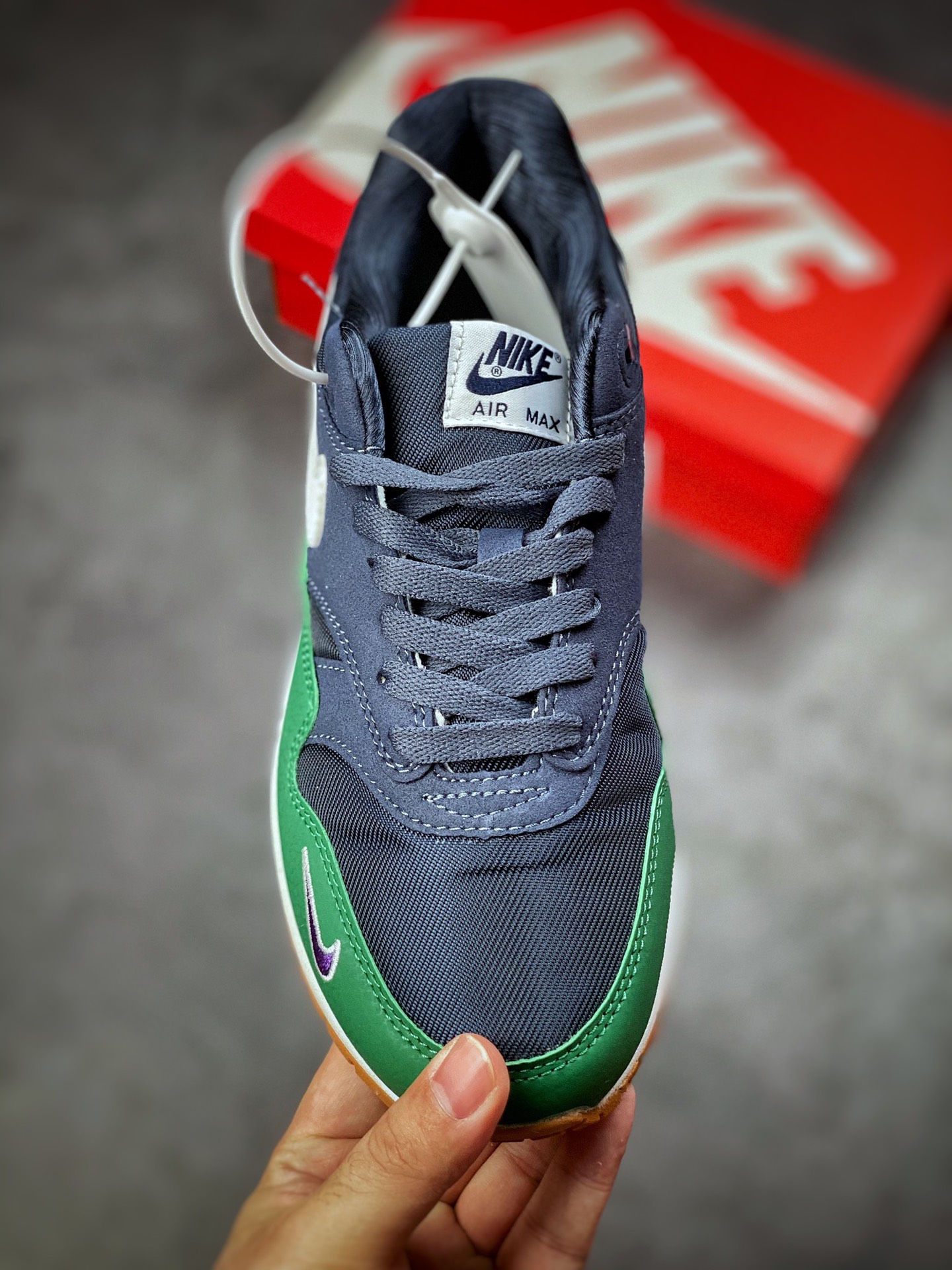 240 Nike Air Max 1 QS 蓝绿配色 复古休闲跑步鞋DV3887-400