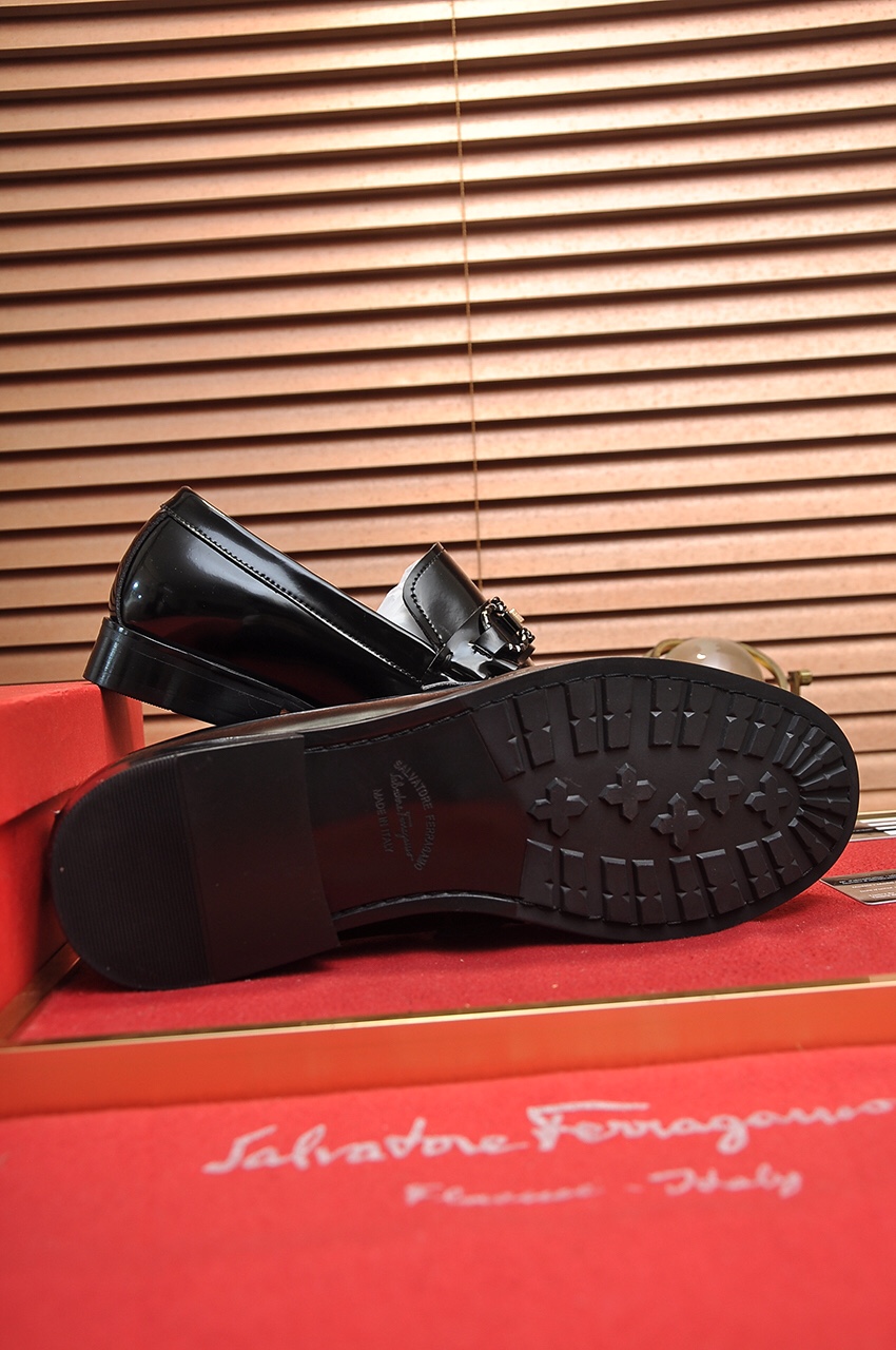 fábrica [Ferragamo / Ferragamo] contador últimos modelos Original importado borde abierto superior d